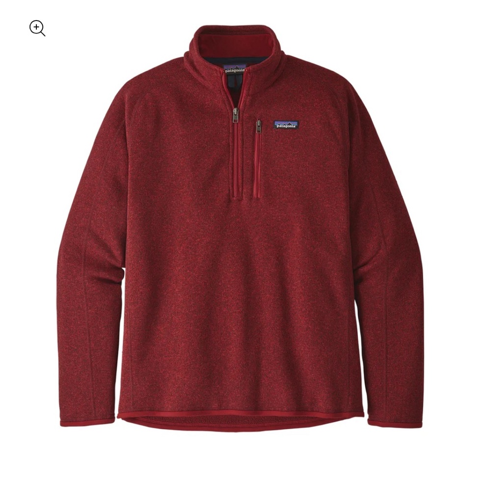 Patagonia Maroon Zip Pullover